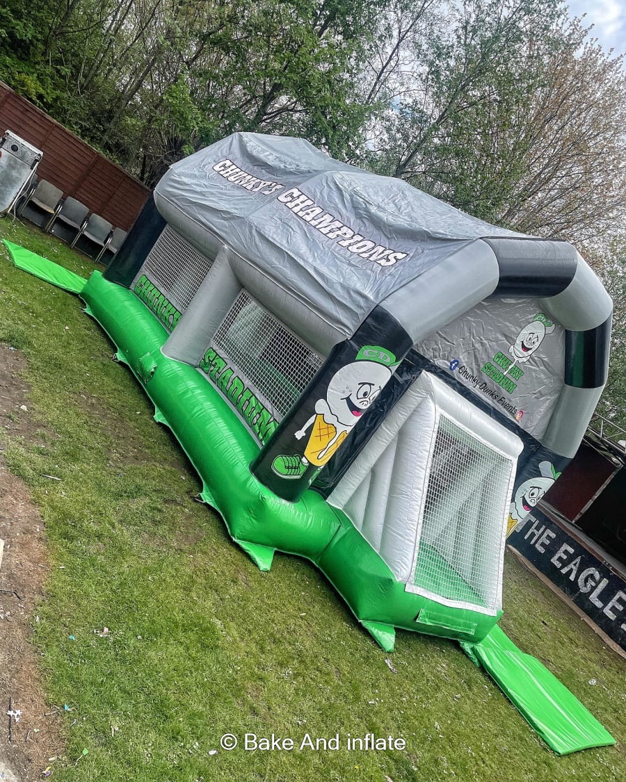 23ft x 14ft Football arena - Hire in Scotland | Bake And inflate
